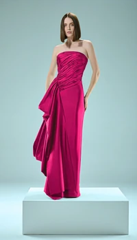 Vestido Busto Drapeado Saia Balone - Fátima Scofield