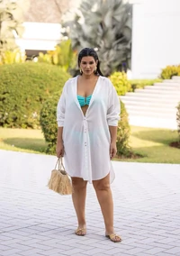 Saída Camisa Olho Grego - Giovana Julia
