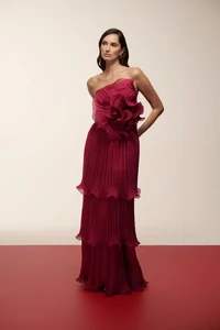 Vestido Flor Busto - Maracujá