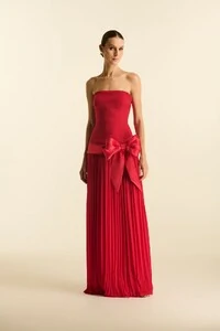 Vestido Cintura Baixa Laço - Maracujá