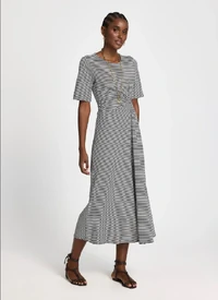 Vestido Kika Listrado - Fernanda Nabhan