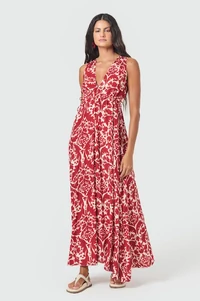 Vestido Estampado Amarração - Sly Wear