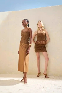 Vestido Guipure Exclusivo Cinto - Skunk