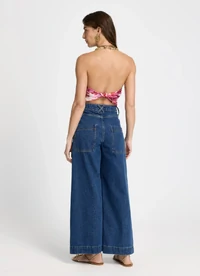 Calça Jeans Pantacourt Farah - Le Lis