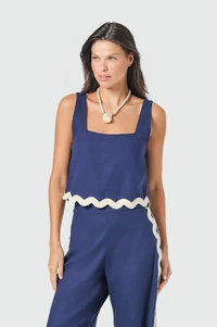 Conjunto Detalhes Em Crochê - Sly Wear