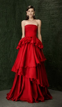 Vestido Drapeado Camadas - Fátima Scofield