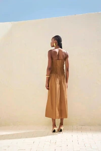 Vestido Guipure Exclusivo Cinto - Skunk