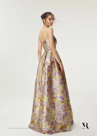 Vestido Jacquard - Marrô