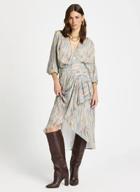 Vestido Rubi Midi Feminino - Le Lis