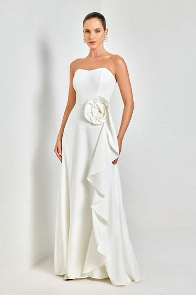 Foto Vestido Longo Pétala - Ave Rara
