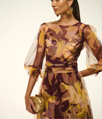 FotoVestido Midi Tule - Artesacra