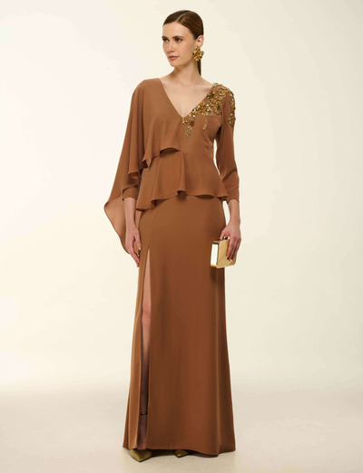 Foto Vestido Sobreposição Bordado - Artesacra