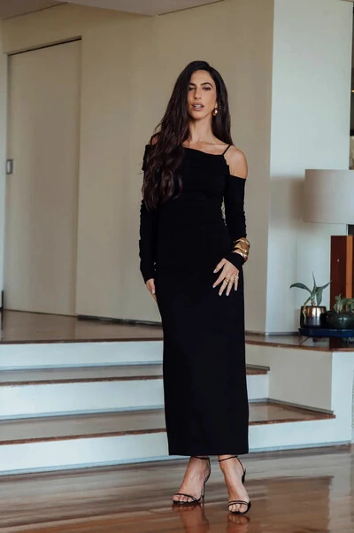 Foto Vestido Ombro a Ombro Glam - Skunk