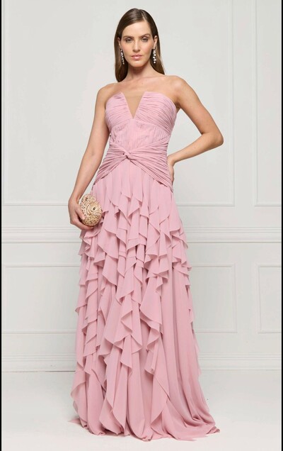 Foto Vestido Drapeado Busto - Fleche D'or