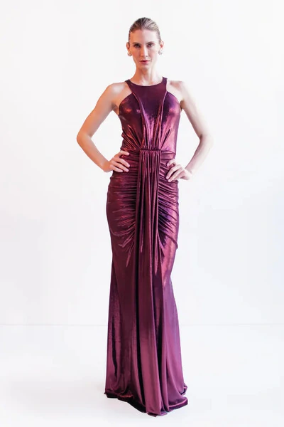 Foto Vestido Longo Metalizado - Unity Seven