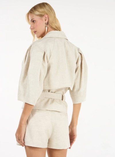 Foto Conjunto Blazer e Shorts Linho - Tufi Duek