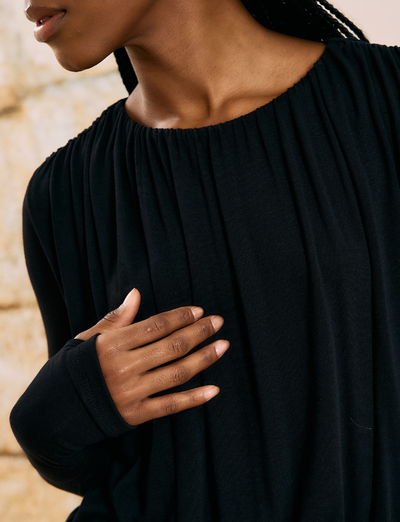 FotoBlusa Manga Longa Balonê - Open