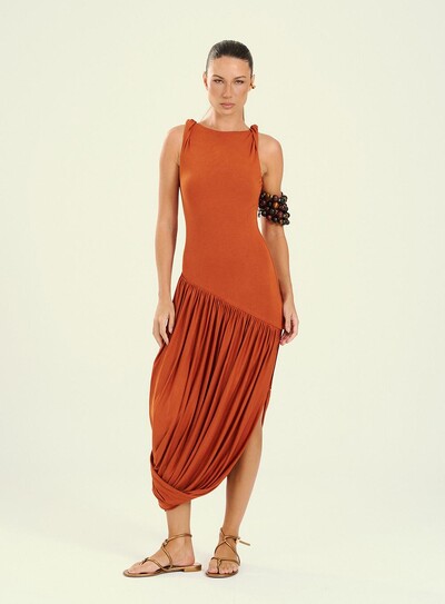 Foto Vestido Midi Balonê - Open