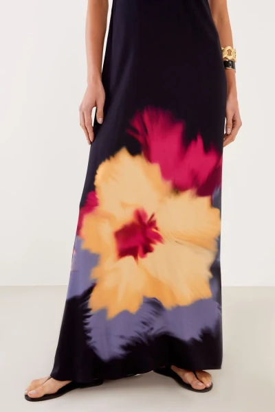FotoVestido Longo Estampa Alba Solo - Sacada