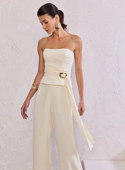 FotoConjunto Alfaiataria Blusa E Pantalona - Tufi Duek