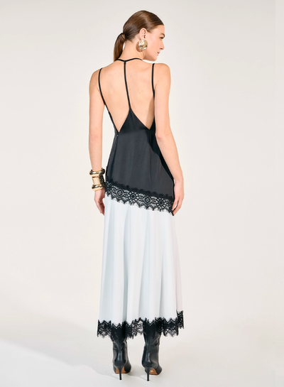 FotoVestido Alça Detalhes Renda - Skazi