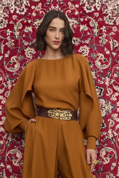 FotoConjunto Blusa E Calça Pantalona - Skazi