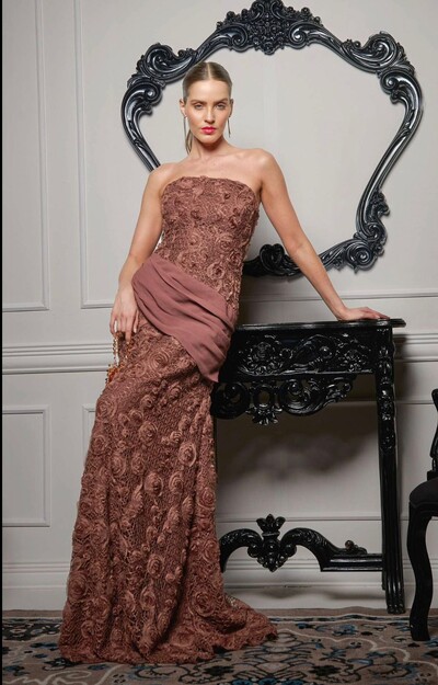 Foto Vestido Rendado Textura - Fleche D'or