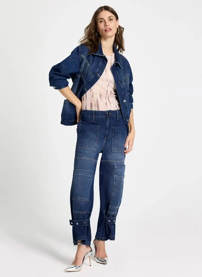 Foto Calça Felicia Jeans Feminina - Le Lis
