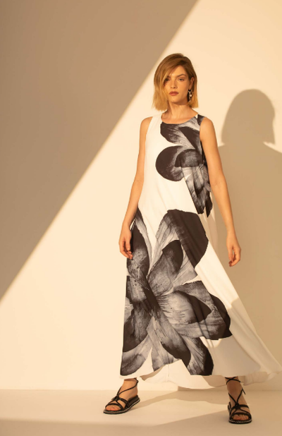 Foto Vestido Longo Estampado - Sly Wear