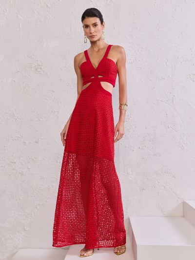 Foto Vestido Telado Recortes - Tufi Duek