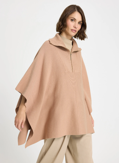 Foto Poncho Modal Zíper - Le Lis