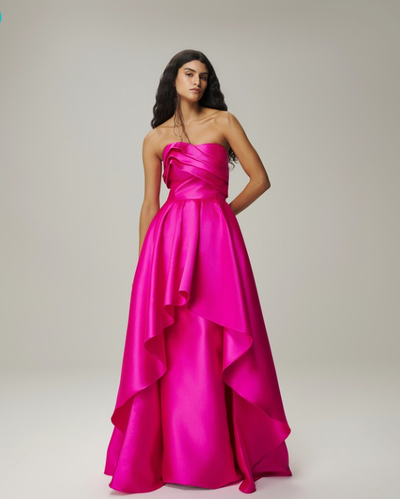 Foto Vestido Drapeado Busto - M.Rodarte