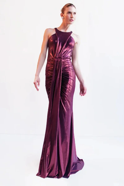 FotoVestido Longo Metalizado - Unity Seven