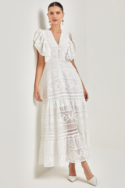 Foto Vestido Longo Cute Lace - Ave Rara