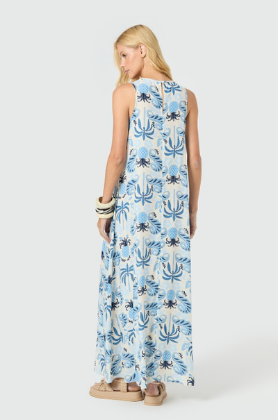 FotoVestido Decote Canoa Estampado - Sly Wear