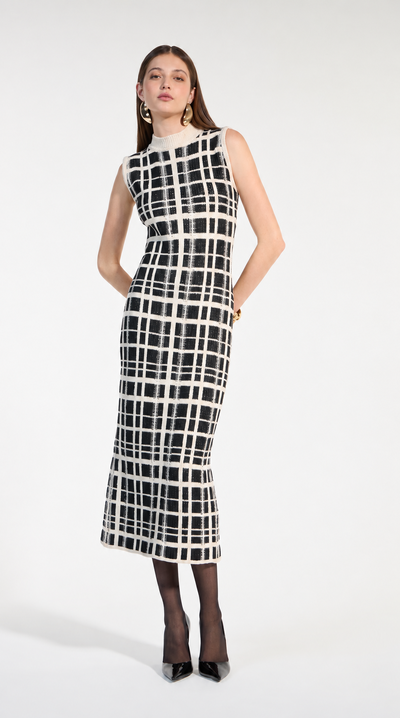 Foto Vestido Gola Alta - Skazi