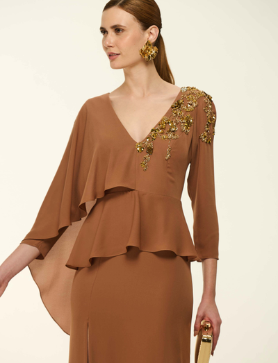 FotoVestido Sobreposição Bordado - Artesacra