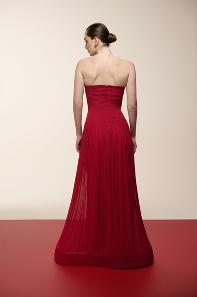 FotoVestido Drapeado Recortes - Maracujá