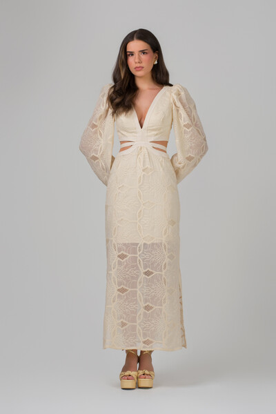 Foto Vestido Patricia Manga - Fernanda Nabhan