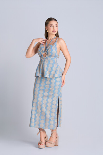 Foto Vestido Frente Única Argola - Fernanda Nabhan