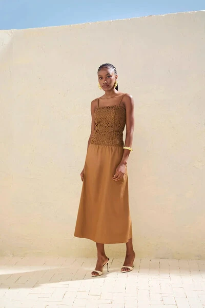 Foto Vestido Guipure Exclusivo Cinto - Skunk