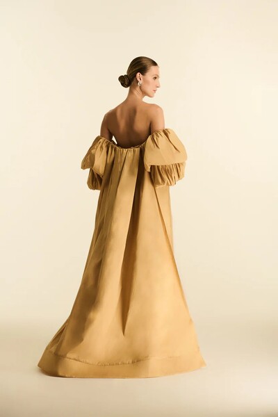 FotoVestido Longo Capa Removível - Maracujá