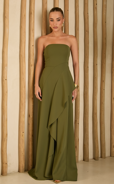 Foto Vestido Babado Lateral - Amicci