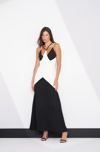 Foto Vestido Alça Recortes - Sly Wear