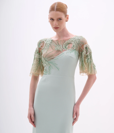 FotoVestido Bordado Manga - Artesacra