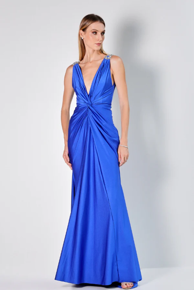 Foto Vestido Torção Detalhe Ombro - Unity Seven