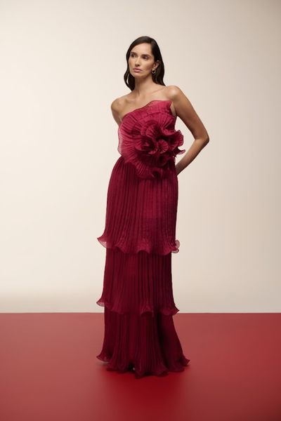 FotoVestido Flor Busto - Maracujá