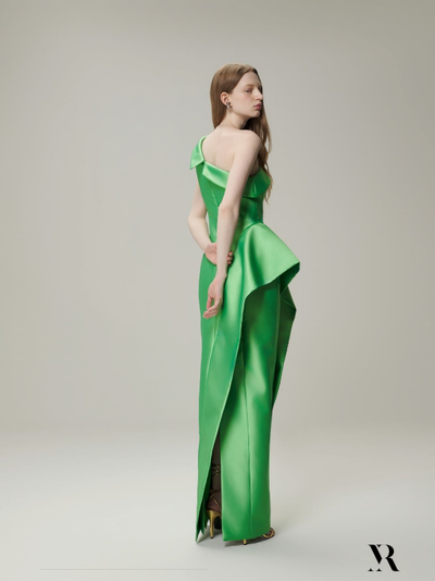 Foto Vestido Babado Lateral - M.Rodarte