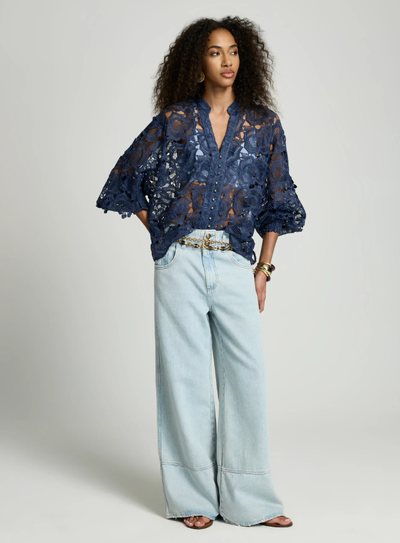 Foto Calça Jeans Vivi Wide Leg - LeLis