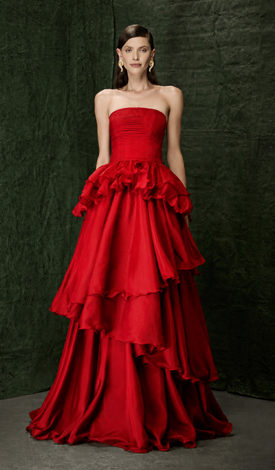 Foto Vestido Drapeado Camadas - Fátima Scofield